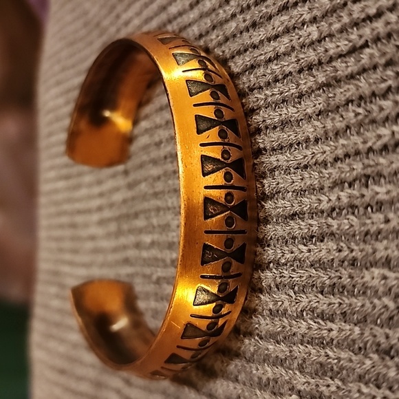 Vintage Copper Cuff Bracelet - Picture 5 of 5
